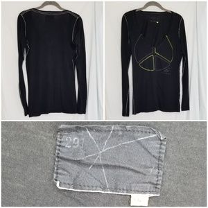 291 Clothing Love Is the Goal LS V Neck Tee